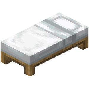 Weißes Bett
